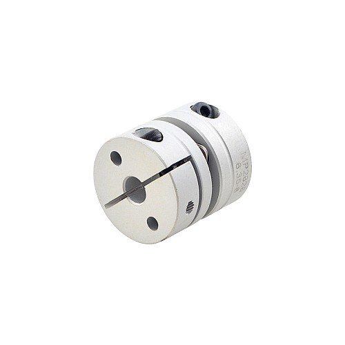 6.35mm - 8mm 유연한 단일 디스크 커플링 26x26mm CNC 스테퍼 모터 키 홈 샤프트 커플러
