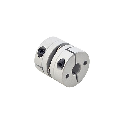 6.35mm - 8mm 유연한 단일 디스크 커플링 26x26mm CNC 스테퍼 모터 키 홈 샤프트 커플러