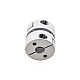 8mm - 10mm 유연한 단일 디스크 커플 링 26x26mm CNC 스테퍼 모터 샤프트 커플러