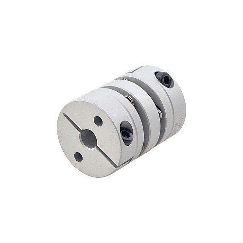 6.35mm - 10mm 유연한 이중 디스크 연결 26x35mm CNC 스테퍼 모터 샤프트 연결기