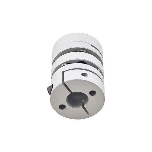 6.35mm - 10mm 유연한 이중 디스크 연결 26x35mm CNC 스테퍼 모터 샤프트 연결기