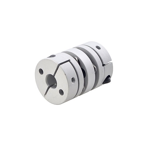 8mm - 10mm 유연한 이중 디스크 연결 26x35mm CNC 스테퍼 모터 샤프트 연결기