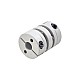 8mm - 8mm 유연한 이중 디스크 연결 26x35mm CNC 스테퍼 모터 샤프트 연결기