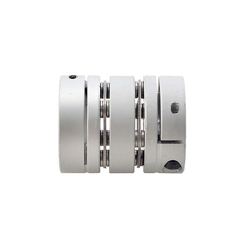 8mm - 14mm 유연한 이중 디스크 연결 32x41mm CNC 스테퍼 모터 샤프트 연결기