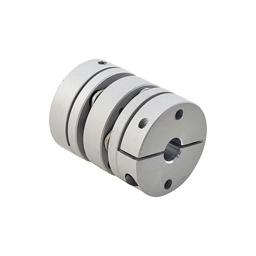8mm - 14mm 유연한 이중 디스크 연결 32x41mm CNC 스테퍼 모터 샤프트 연결기