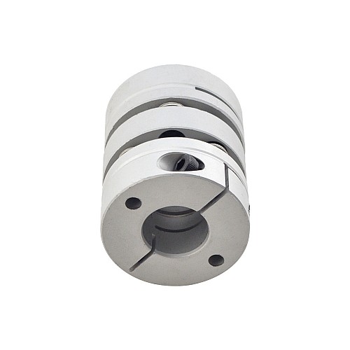 8mm - 14mm 유연한 이중 디스크 연결 32x41mm CNC 스테퍼 모터 샤프트 연결기
