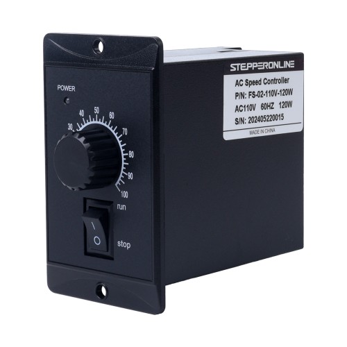 가변 속도 모터용 120W 단상 110VAC 모터 속도 컨트롤러 - FS-02-110V-120W | StepperOnline