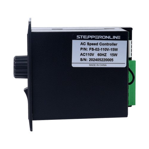 가변 속도 모터용 15W 단상 ​​110VAC 모터 속도 컨트롤러 - FS-02-110V-15W | StepperOnline