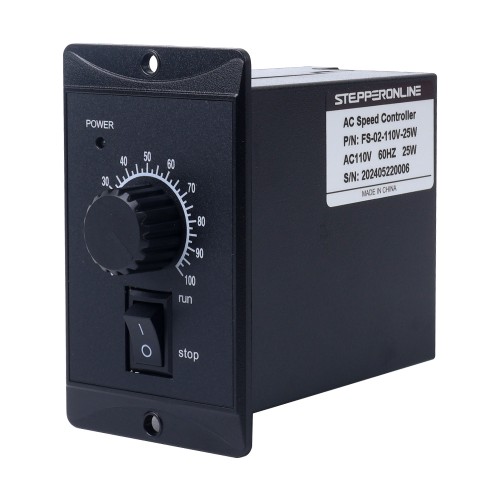 가변 속도 모터용 25W 단일 위상 110VAC 모터 속도 컨트롤러 - FS-02-110V-25W | StepperOnline