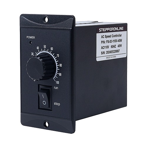 가변 속도 모터용 40W 단상 110VAC 모터 속도 컨트롤러 - FS-02-110V-40W | StepperOnline