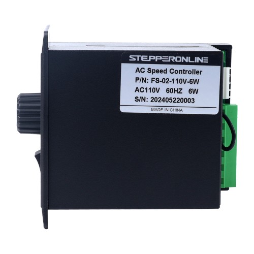 변속 모터용 6W 단일 위상 110VAC 모터 속도 컨트롤러 - FS-02-110V-6W | StepperOnline