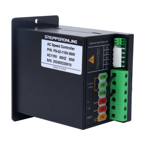 가변 속도 모터용 90W 단상 110VAC 모터 속도 컨트롤러 - FS-02-110V-90W | StepperOnline