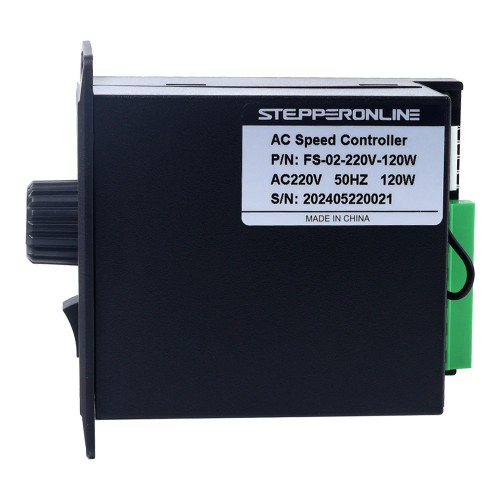 가변 속도 모터용 120W 단일 위상 220VAC 모터 속도 컨트롤러 - FS-02-220V-120W | StepperOnline