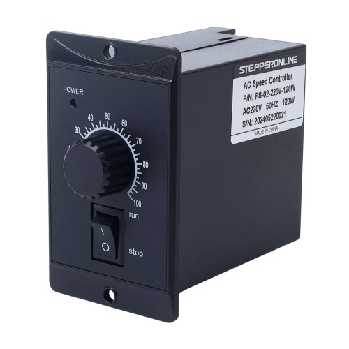 가변 속도 모터용 120W 단일 위상 220VAC 모터 속도 컨트롤러 - FS-02-220V-120W | StepperOnline