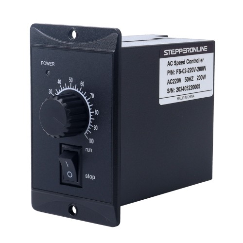 가변 속도 모터용 200W 단일 위상 220VAC 모터 속도 컨트롤러 - FS-02-220V-200W | StepperOnline