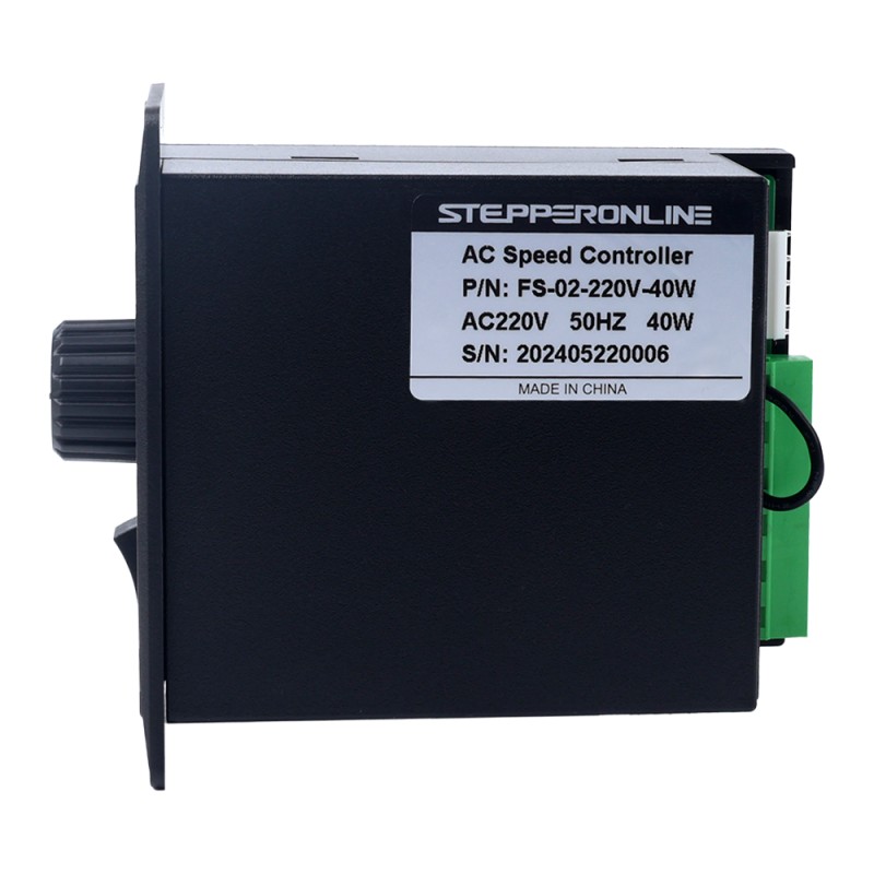 가변 속도 모터용 40W 단일 위상 220VAC 모터 속도 컨트롤러 - FS-02-220V-40W | StepperOnline