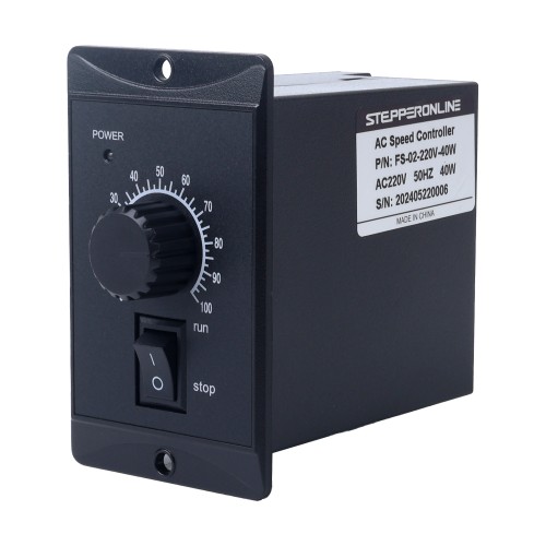 가변 속도 모터용 40W 단일 위상 220VAC 모터 속도 컨트롤러 - FS-02-220V-40W | StepperOnline
