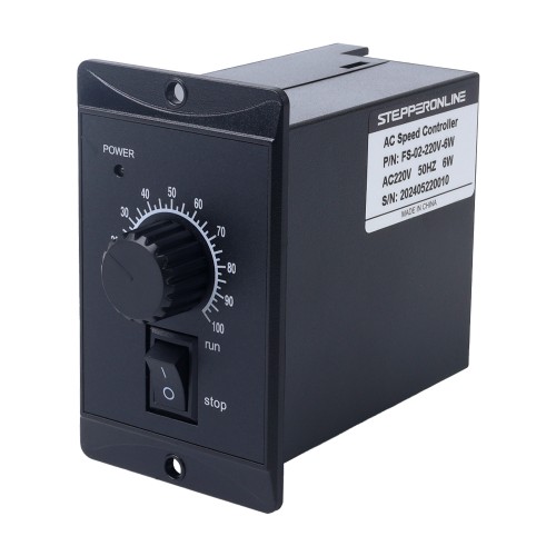 변속 모터용 6W 단일 위상 220VAC 모터 속도 컨트롤러 - FS-02-220V-6W | StepperOnline