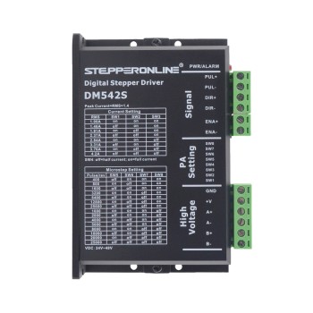 Nema 17, 23, 24 스테퍼 모터용 디지털 스테퍼 드라이버 1.0-4.2A 24-48VDC