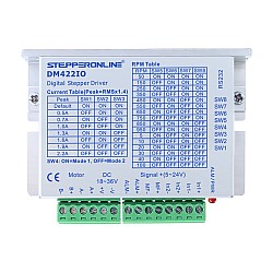 입력/출력 제어 스테퍼 모터 드라이버 0-2.2A 18-36VDC, Nema 11, 14, 17 스테퍼 모터용