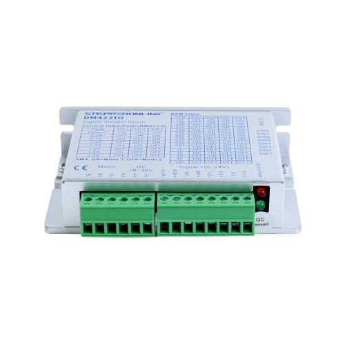 입력/출력 제어 스테퍼 모터 드라이버 0-2.2A 18-36VDC, Nema 11, 14, 17 스테퍼 모터용 - DM422IO | StepperOnline