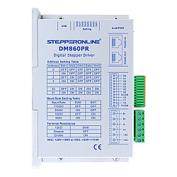Y 시리즈 Modbus RS485 스테퍼 모터 드라이버 0-6.0A 24-110VDC Nema 34 스테퍼 모터용