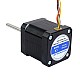 Nema 17 고온 스테퍼 모터 55Ncm(77.93oz.in) 55mm 원형 샤프트 절연 클래스 H 180C - 17HS19-2504S-H-V1 | StepperOnline