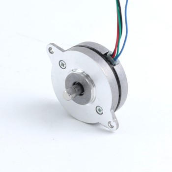 중고 제품 – 중국 재고 - 원형 Nema 14 양극 0.9deg 5Ncm(7.08oz.in) 0.5A Φ36x12.5mm 4 전선