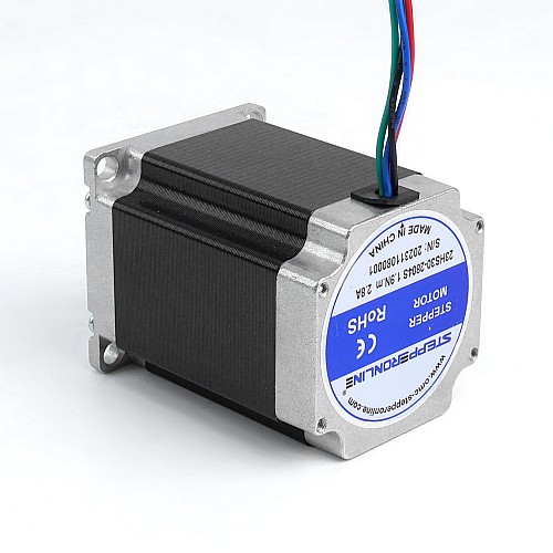 Nema 23 양극 1.8deg 1.9Nm(269.06oz.in) 2.8A 57x57x76mm 4 전선 Nema 23 양극 1.8deg 1.9Nm(269.06oz.in) 2.8A 57x57x76mm 4 전선