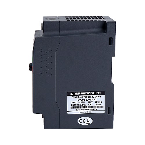EV200 시리즈 VFD 3HP 2.2KW 9.6A 단상 220V 가변 주파수 드라이브 EV200 시리즈 VFD 3HP 2.2KW 9.6A 단상 220V 가변 주파수 드라이브