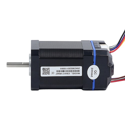 ESS 시리즈 0.72Nm(101.96oz.in) Nema17 통합형 RS485 클로즈드 루프 스테핑 서보 모터 24VDC 1000CPR - ESS17-RS07 | StepperOnline