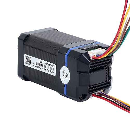 ESS 시리즈 0.72Nm(101.96oz.in) Nema17 통합형 RS485 클로즈드 루프 스테핑 서보 모터 24VDC 1000CPR - ESS17-RS07 | StepperOnline