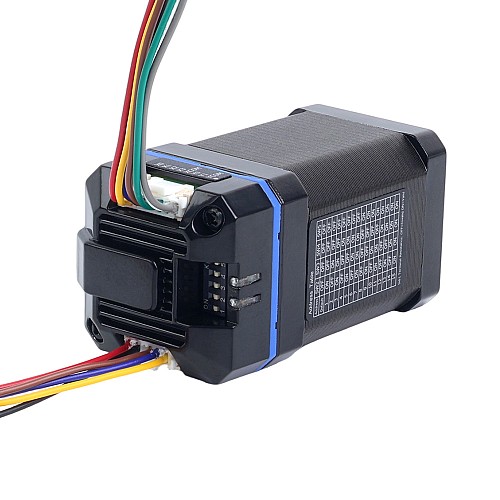 ESS 시리즈 0.72Nm(101.96oz.in) Nema17 통합형 RS485 클로즈드 루프 스테핑 서보 모터 24VDC 1000CPR - ESS17-RS07 | StepperOnline