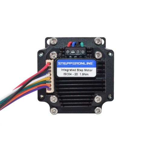 Nema 23 통합 스테퍼 모터 190Ncm(269oz.in) w/ 컨트롤러 ISC04 12-38VDC