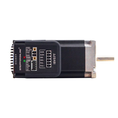 NEMA 23 통합 쉬운 서보 모터 130w 3000rpm 0.45Nm(63.73oz.in) 20-50VDC 브러시리스 DC 서보 모터