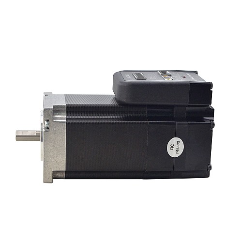 NEMA 23 통합 이지 서보 모터 130w 3000rpm 0.45Nm(63.73oz.in) 20-50VDC 서보 모터 - 짧은 샤프트