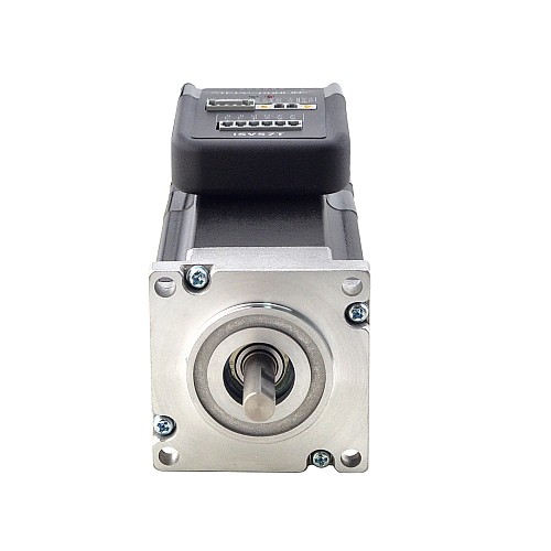 NEMA 23 통합 이지 서보 모터 130w 3000rpm 0.45Nm(63.73oz.in) 20-50VDC 서보 모터 - 짧은 샤프트
