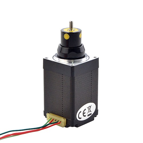 NEMA 11 내부 Acme 선형 스테퍼 모터 1.0A 46mm 길이 리드 2.54mm(0.1) 이동 거리 12.7mm