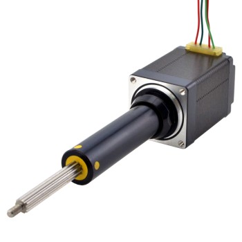 NEMA 11 내부 Acme 선형 스테퍼 모터 1.0A 46mm 길이 리드 5.08mm(0.2") 이동 거리 50.8mm