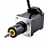 NEMA 14 내부 Acme 선형 스테퍼 모터 1.5A 47mm 길이 리드 2.54mm(0.1") 이동 거리 25.4mm