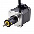 NEMA 17 내부 Acme 선형 스테퍼 모터 2.5A 48mm 길이 리드 2.54mm(0.1") 이동 거리 25.4mm
