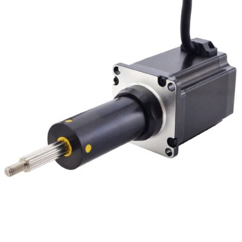 NEMA 23 내부 Acme 선형 스테퍼 모터 4.0A 75mm 길이 리드 5.08mm(0.2") 이동 거리 63.5mm