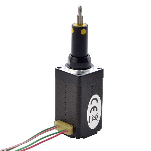 NEMA 8 내부 Acme 선형 스테퍼 모터 0.5A 38.2mm 길이 리드 2mm(0.07874") 이동 거리 19.1mm - 8C15S0504AC5-019RS | StepperOnline NEMA 8 내부 Acme 선형 스테퍼 모터 0.5A 38.2mm 길이 리드 2mm(0.07874") 이동 거리 19.1mm - 8C15S0504AC5-019RS | StepperOnline