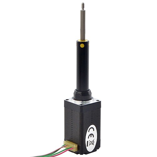 NEMA 8 내부 Acme 선형 스테퍼 모터 0.5A 38.2mm 길이 리드 2mm(0.07874") 이동 거리 38.1mm - 8C15S0504AC5-038RS | StepperOnline NEMA 8 내부 Acme 선형 스테퍼 모터 0.5A 38.2mm 길이 리드 2mm(0.07874") 이동 거리 38.1mm - 8C15S0504AC5-038RS | StepperOnline