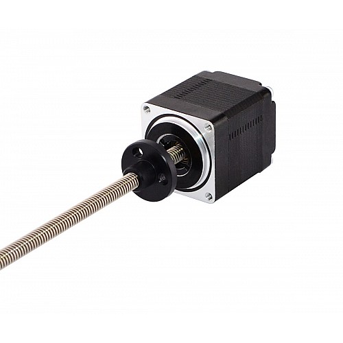 Nema 11 외부 34mm 스택 0.75A 리드 0.635mm(0.025) 길이 100mm