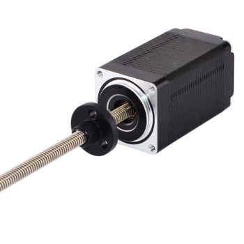 Nema 11 외부 51mm 스택 0.67A 리드 0.635mm(0.025") 길이 100mm