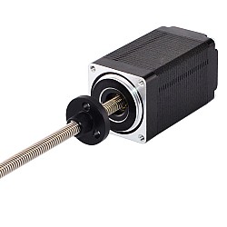 Nema 11 외부 51mm 스택 0.67A 리드 0.635mm(0.025") 길이 100mm