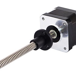 Nema 17 외부 34mm 스택 0.4A 리드 2mm(0.07874") 길이 100mm