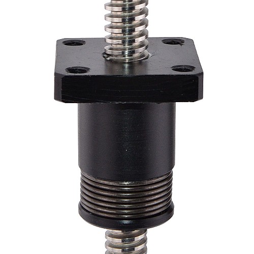 백래시 방지 나사 너트 Nema 17 외부 48mm 스택 1.68A 리드 2mm(0.07874 ")길이 330mm - 17E19S1684AB4-330RA | StepperOnline