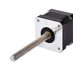 Nema 17 비캡티브 34mm 스택 0.4A 리드 8mm(0.31496") 길이 150mm